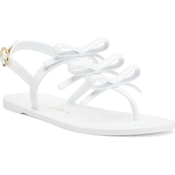 Stuart Weitzman Felicity Bow Jelly Sandals Size 8 $195 - Picture 1 of 10